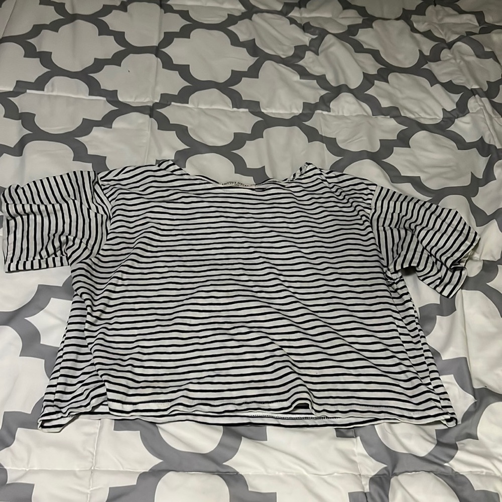 Striped crop top